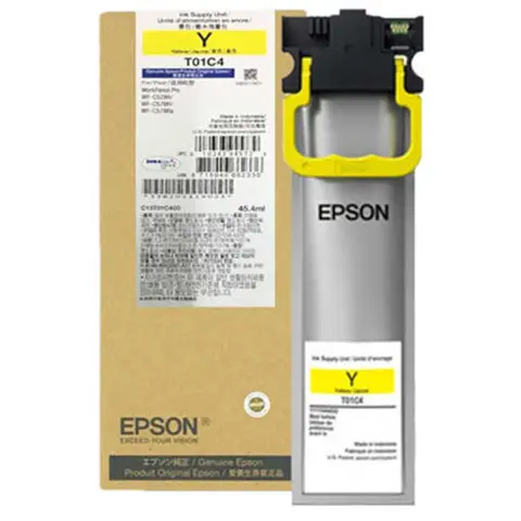 EPSON T01C4 - Tusz żółty do Epson WorkForce Pro WF-C529, WF-C570, WF-C579